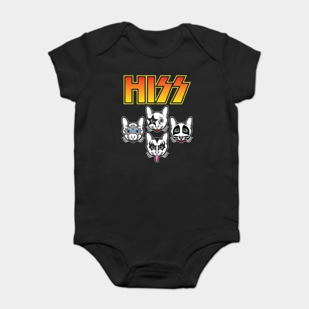 HISS Baby Bodysuit by Litehouse Tees